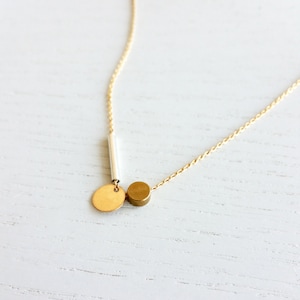 IN PLAY NO. 4 | delicate necklace, gold necklace, thin chain, geometric, short necklace, minimalist, circle necklace, line necklace |