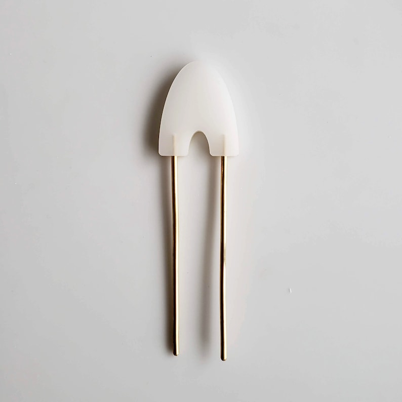 WIDGET HAIR PIN No hair accessories gold hair pin metal hair pin hair stick bun holder | hair pin white hair pin black hair pin 2