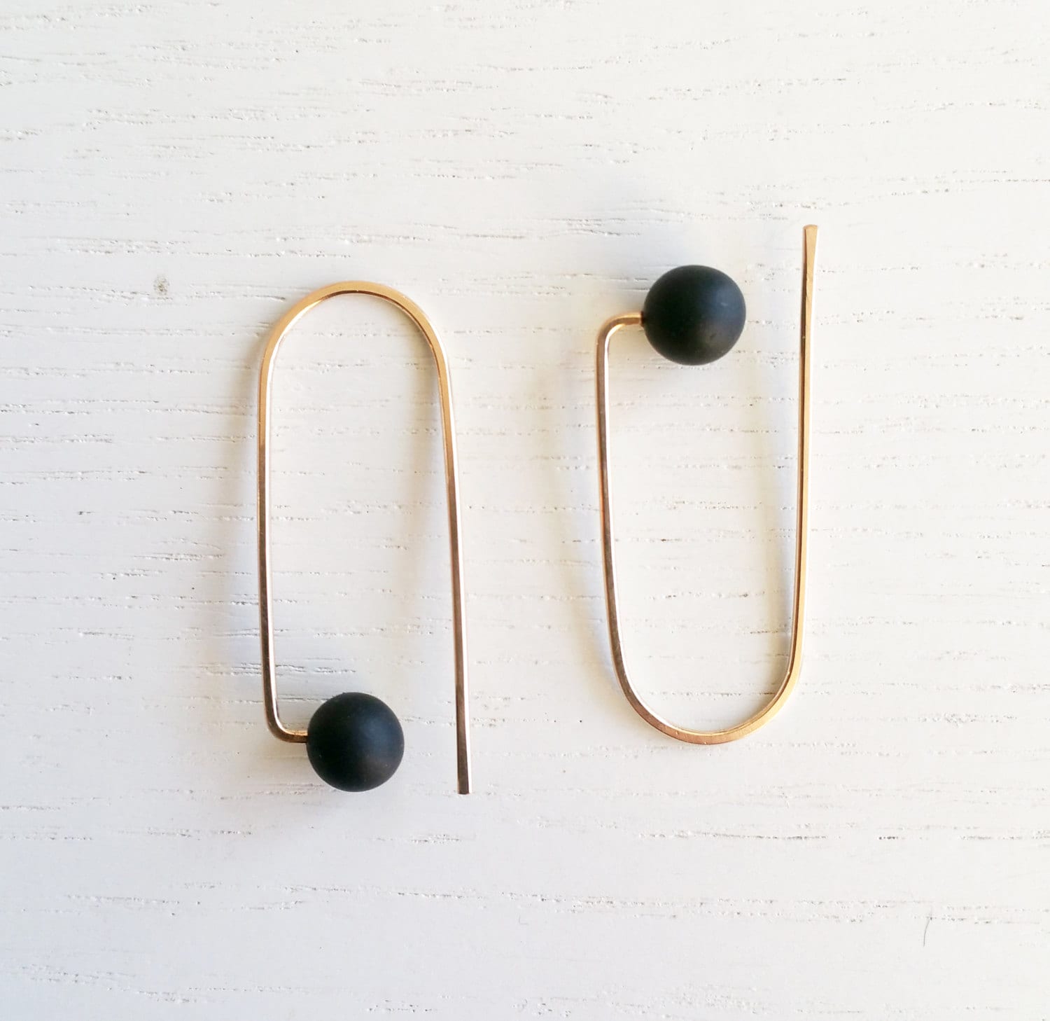 Earrings Black Prop/Curve - FINK