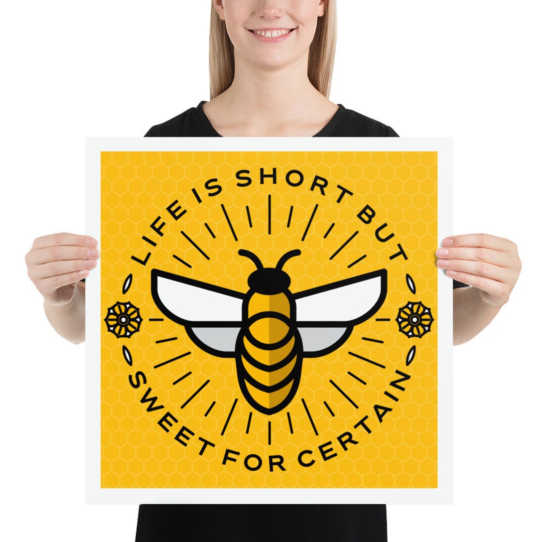 Bee Postser Bee - Poster (2 Sizes) - Etsy