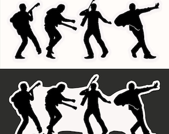 Dave bailando - Pegatina