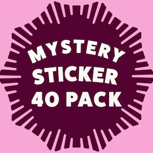 Mystery Sticker 40er Pack