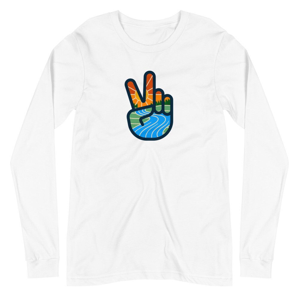 Peace - Unisex Long Sleeve Tee - Etsy