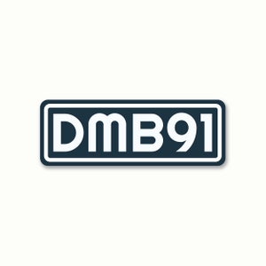 DMB91 - Aufkleber
