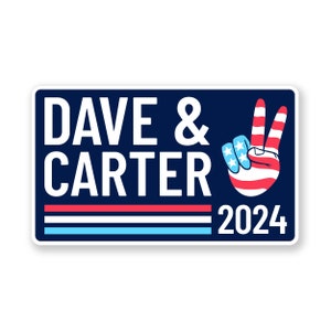 Dave & Carter 2024 - Aufkleber