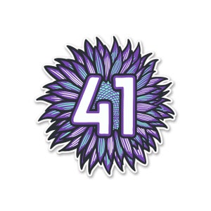 41 Flower - Sticker