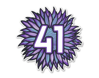 41 Flower - Sticker