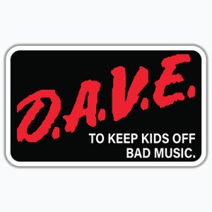 D.A.V.E. - Aufkleber