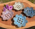 Made to Order- Large Sized Ceramic Flower Frog for Mason Jars, Handmade Stoneware Flower Vase Topper