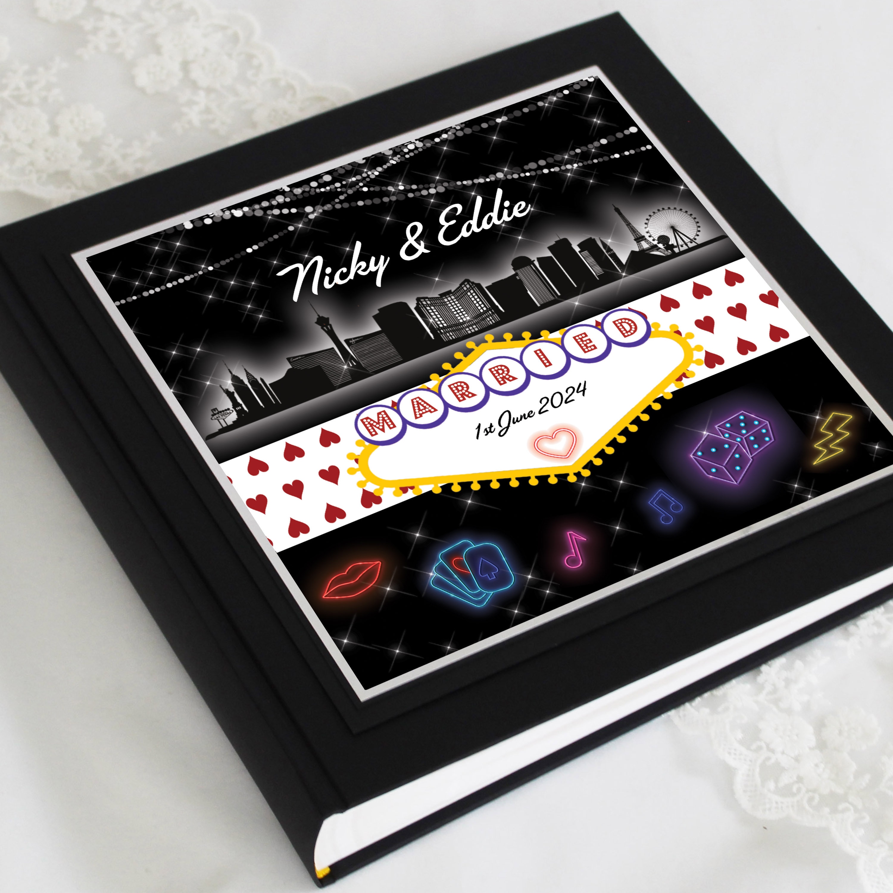 Boxed & Personalised Las Vegas Wedding, Bridal Shower, Engaged