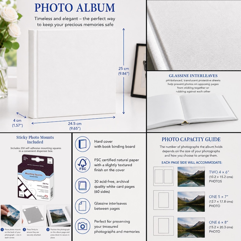 Personalisiertes und verpacktes Winnie-Puuh-Fotoalbum für die Geburt Bild 8