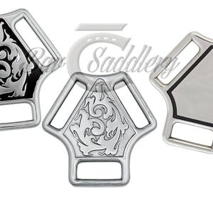 Edelstahl-Vorderzeug Martingale Mittelplatte