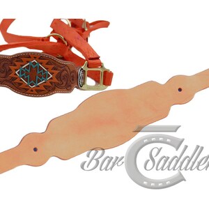 Fancy Halter Nose Band Tack Blank