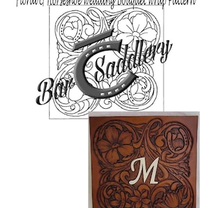 Wedding Bouquet Wrap Leather Tooling Pattern (Download)