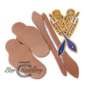 Piezas en blanco de cuero para correas de espuelas Visalia