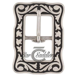 Floral Engraved Buckle Stainless