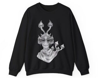Mushroom- Spirit Guide-Unisex Crewneck Sweatshirt