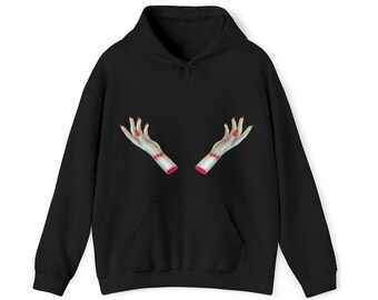 Rotten Wrist Under Boob Unisex Heavy Blend™ Hooded Sweatshirt