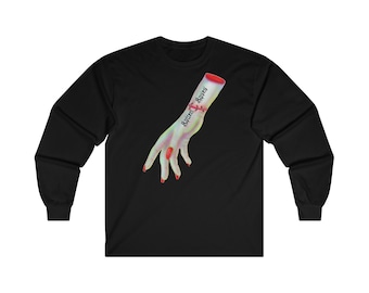 Rotten Rose Wrist Ultra Cotton Long Sleeve Tee