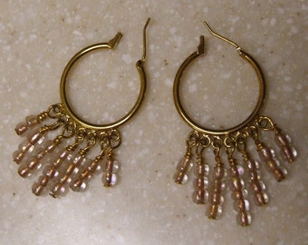 1 inch hoop earrings 0653EA