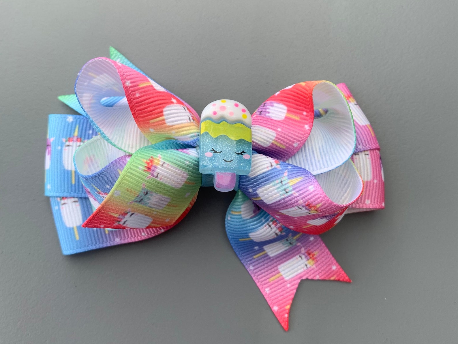 Kids Party Hair Bow Box Hair Clip Gift Present Daughter Neice Etsy