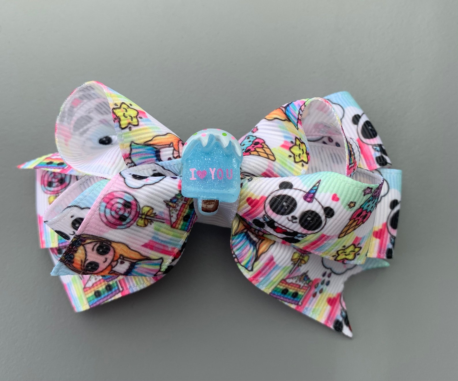 Kids Party Hair Bow Box Hair Clip Gift Present Daughter Neice Etsy