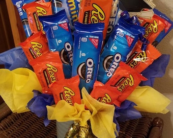 Happy Graduation Reeses and Oreos Candy Bouquet Graduation Candy