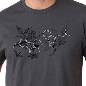 Ayahuasca Shirt, DMT Molecule, Shamanism, Plant Medicine Tee