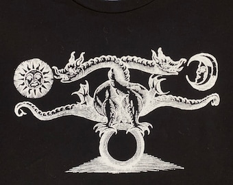 Alchemical Dragon T-Shirt: Philosopher's Stone, Occult Fashion