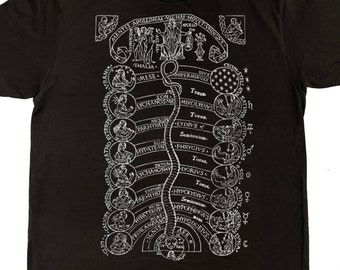 Music of the Spheres T-Shirt: Pythagorean Alchemy, Witchy Goth Style