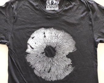 Mushroom shirt, Spore Print Shirt, Mycology Shirt, Psilocybe Spore Print, Shroom Shirt, Mushroom Lover Shirt