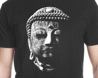 Great Buddha Shirt, Gift for Buddhist, Meditation Clothing, Spiritual Apparel, Buddhism Print, Hippie Fashion, Boho Style, Mindfulness