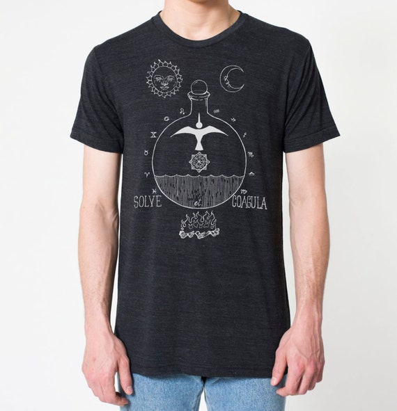 Triblend Solve Et Coagula Shirt Alchemy Shirt Etsy