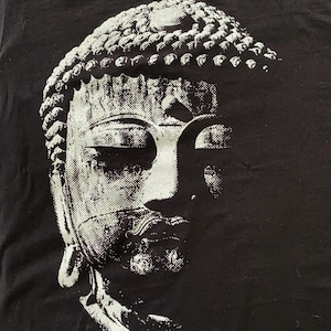 Great Buddha Shirt, Gift for Buddhist, Meditation Clothing, Spiritual Clothing, Buddhism Print, Hippie Fashion, Mindfulness, Boho Style