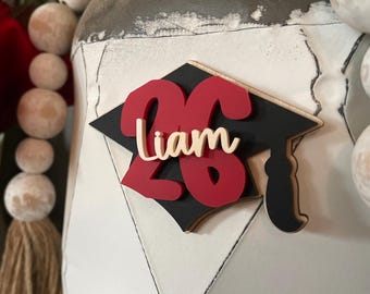 Class of 2026 Graduation Magnet, 2026 Grad Gifts, Custom Graduation Gift, Graduation Cap Magnet
