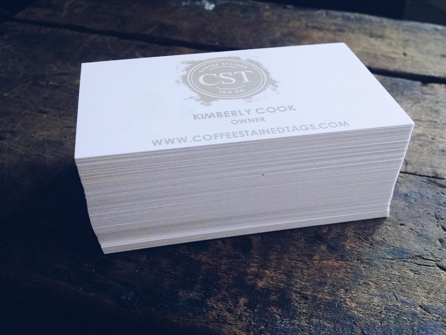 Custom Printed Business Cards set of 100 cards Etsy