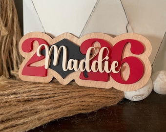 Class of 2026 Graduation Magnet, 2026 Grad Gifts, Custom Graduation Gift, High School, College, University, Grad Student Gifts