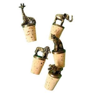 Safari Animal Bottle Stopper