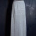 SALE Hand Fashioned in Italy 60/70s Metallic Silver Wool Knit Maxi Skirt