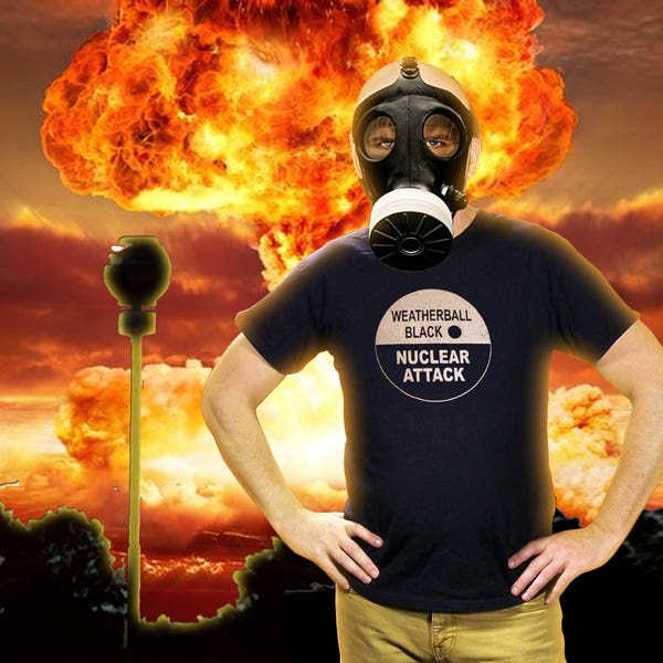 Weatherball Black Nuclear Attack T-Shirt