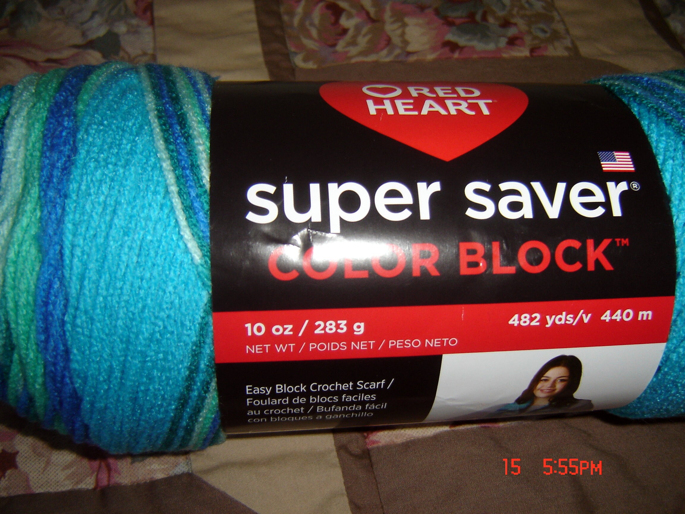 Red Heart Super Saver Color Block Yarn