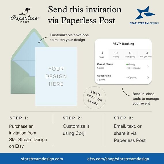 Blue Mountain Save the Date Card: Forest Landscape (digital