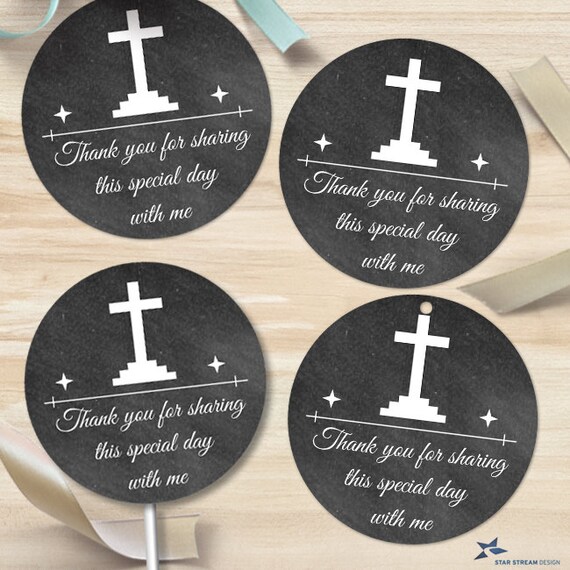 Chalkboard Cross First Holy Communion Christian Religious Occasion 2 in ...