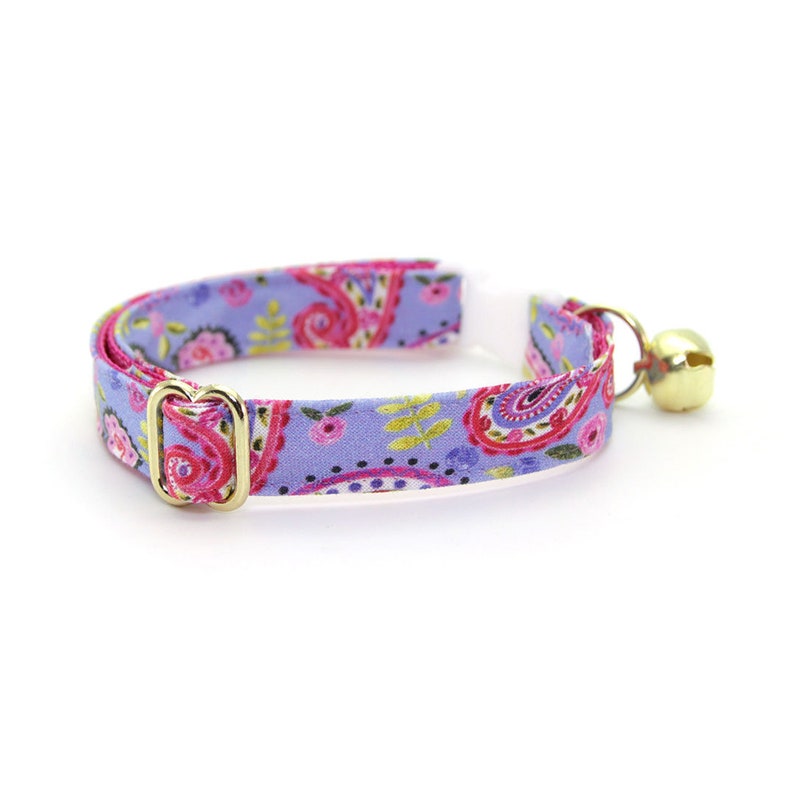 Cat Collar Flower Set Paisley Girl Etsy