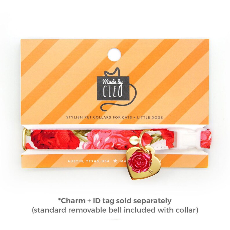 Cat Collar + Flower Set - 