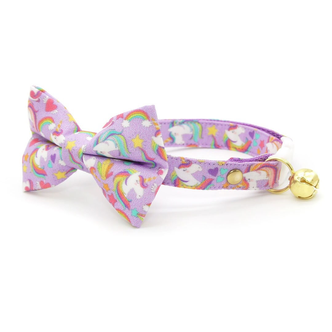 View of Bow Tie Cat Collar Set - 