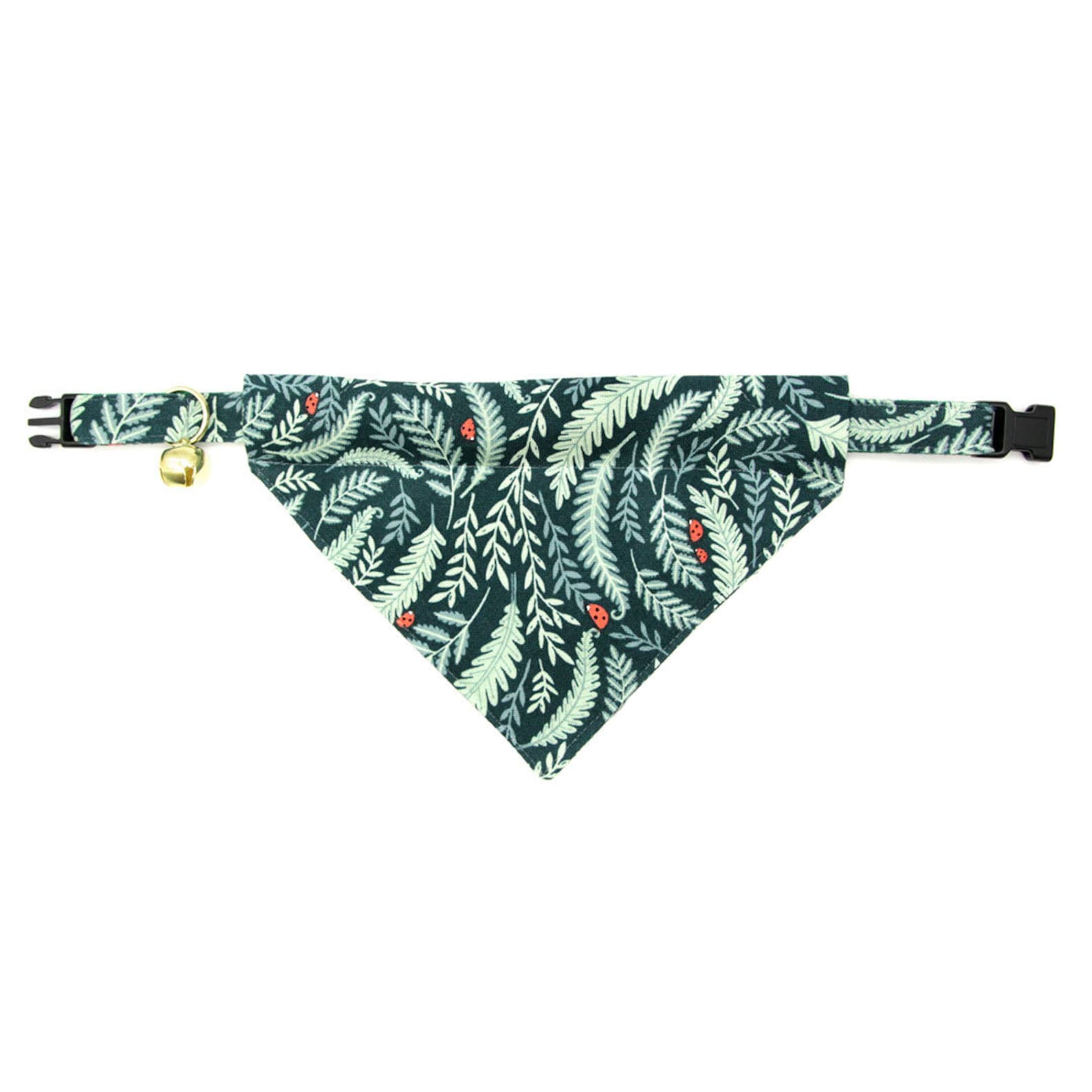 Cat Collar eden Botanical Sage & Dark Green Etsy