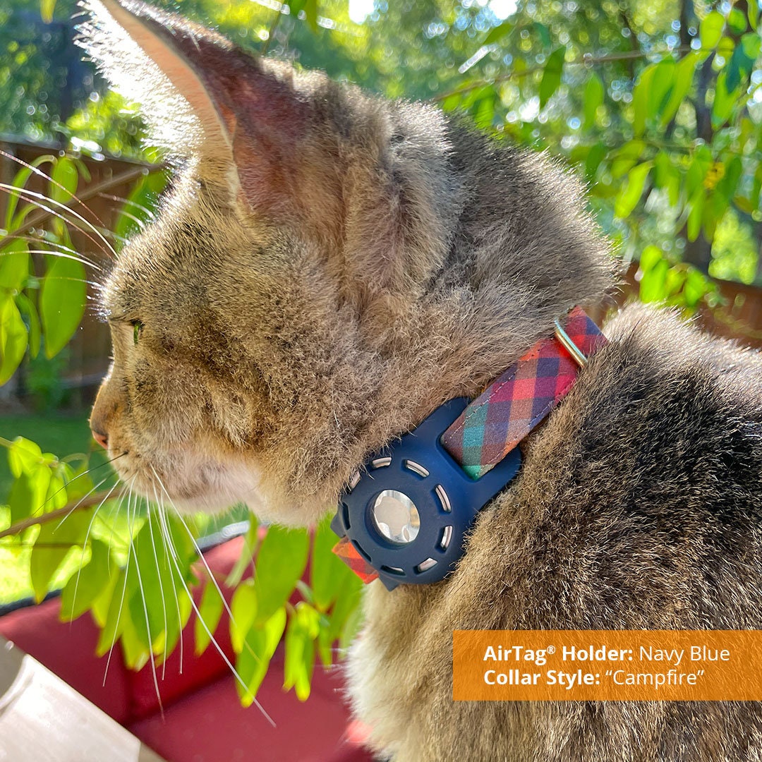 1 collar para gato Apple AirTag, funda de silicona antipérdida, accesorios  para collar de perro y gato con seguimiento GPS para gatos pequeños