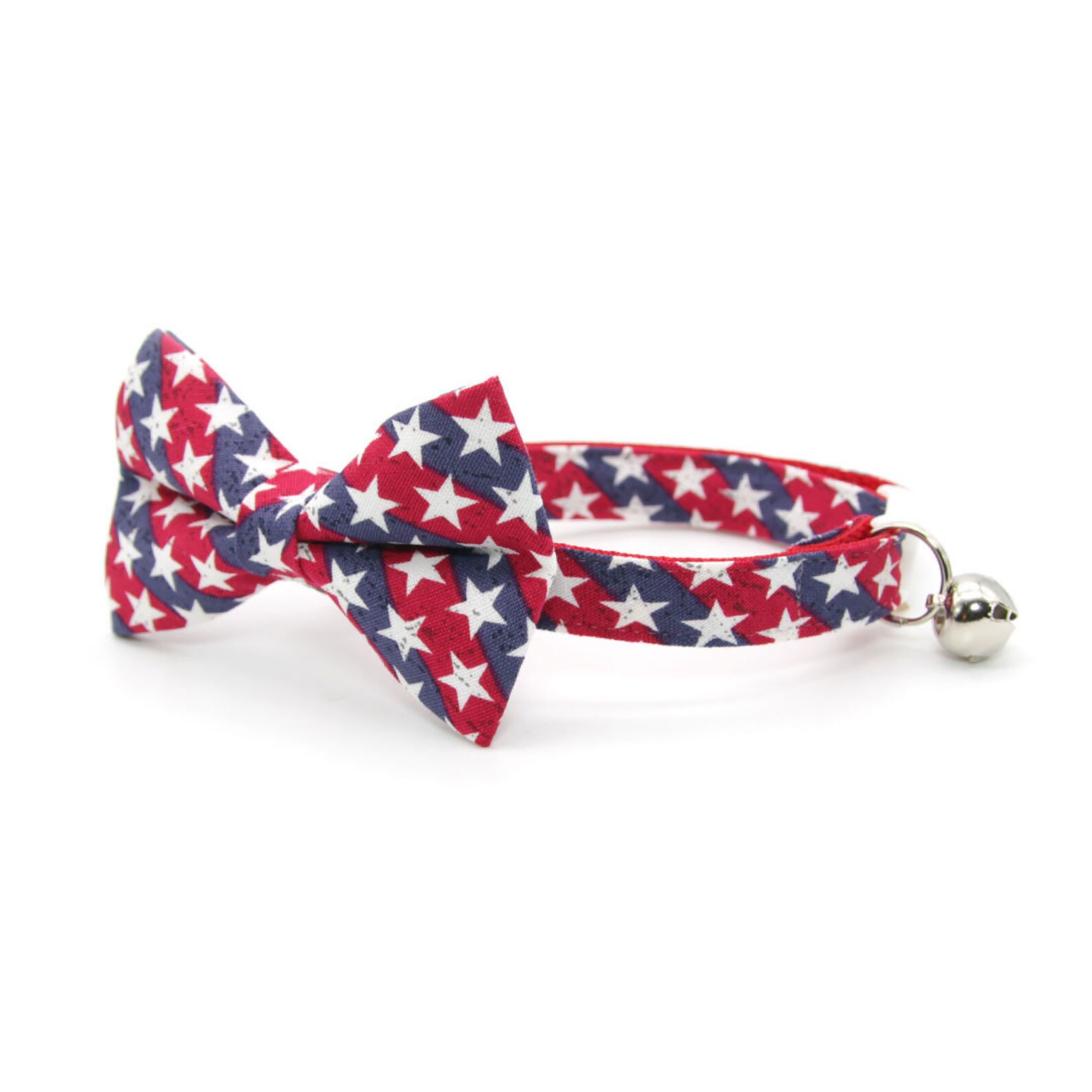 Bow Tie Cat Collar Set americana 4th of July Etsy
