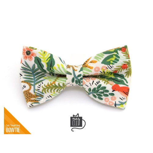 Bow Tie Cat Collar Set kind of a Big Dill Etsy